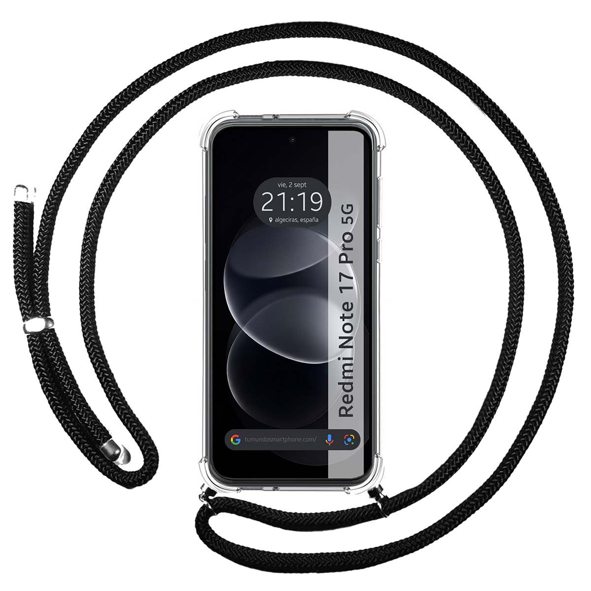 Funda Colgante Transparente para Xiaomi Redmi...