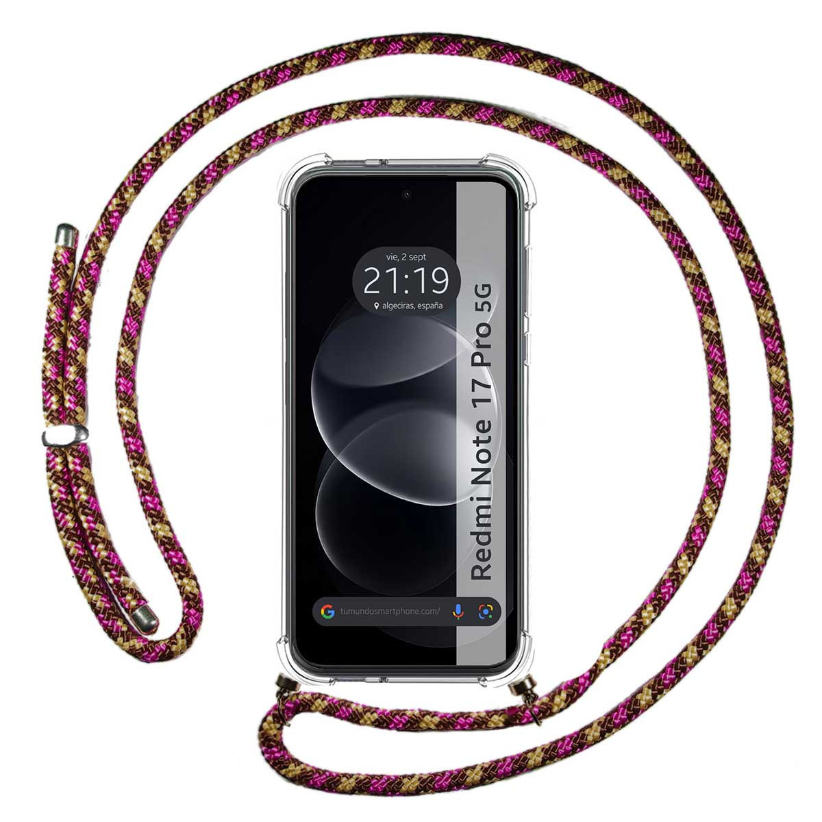 Funda Colgante Transparente para Xiaomi Redmi...