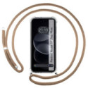 Funda Colgante Transparente para Xiaomi Redmi Note 17 Pro Max 5G con Cordon Camel