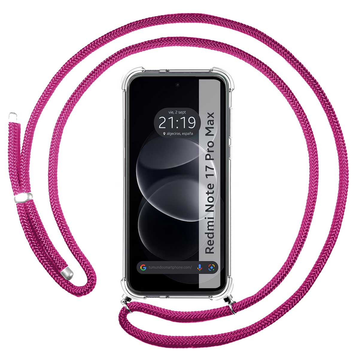 Funda Colgante Transparente para Xiaomi Redmi...