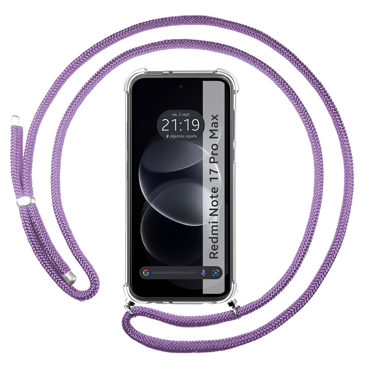 Funda Colgante Transparente para Xiaomi Redmi...