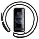 Funda Colgante Transparente para Xiaomi Redmi Note 17 Pro Max 5G con Cordon Negro