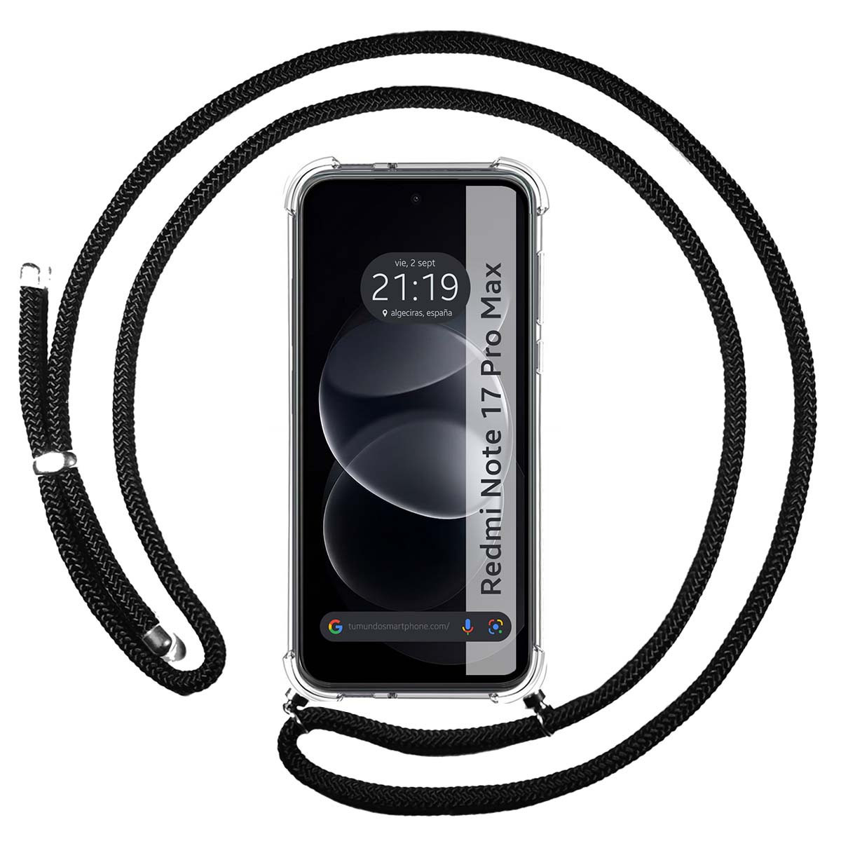 Funda Colgante Transparente para Xiaomi Redmi...