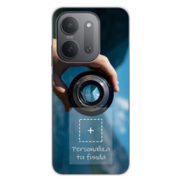 Personaliza tu Funda Silicona Gel Tpu Transparente con tu...