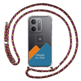 Personaliza tu Funda Colgante Transparente para Xiaomi...