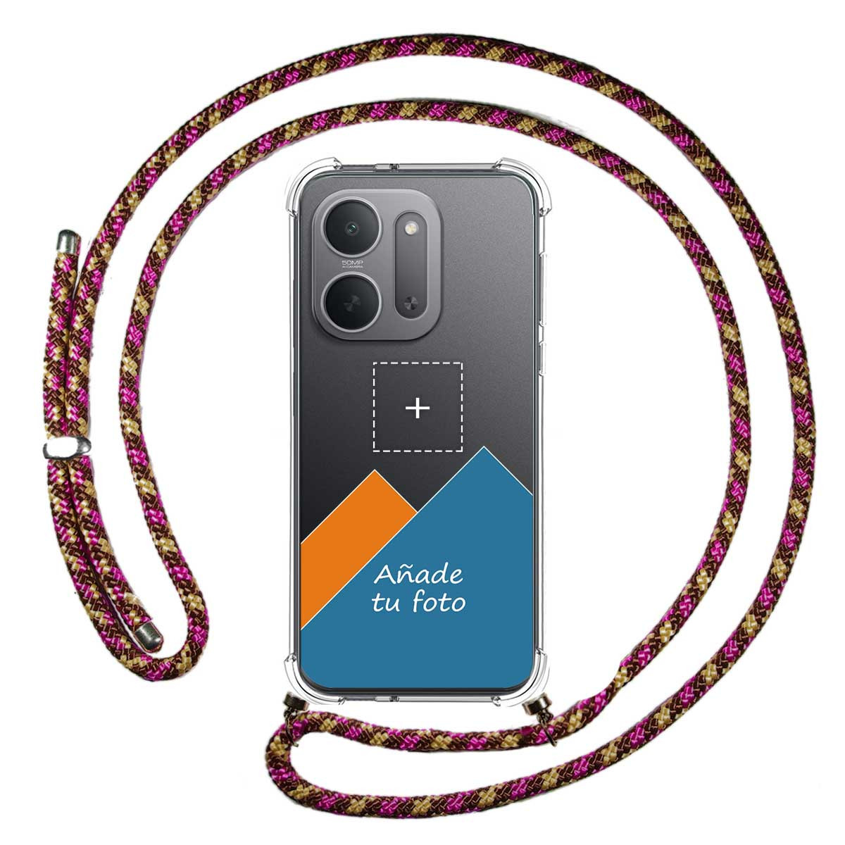 Personaliza tu Funda Colgante Transparente para...