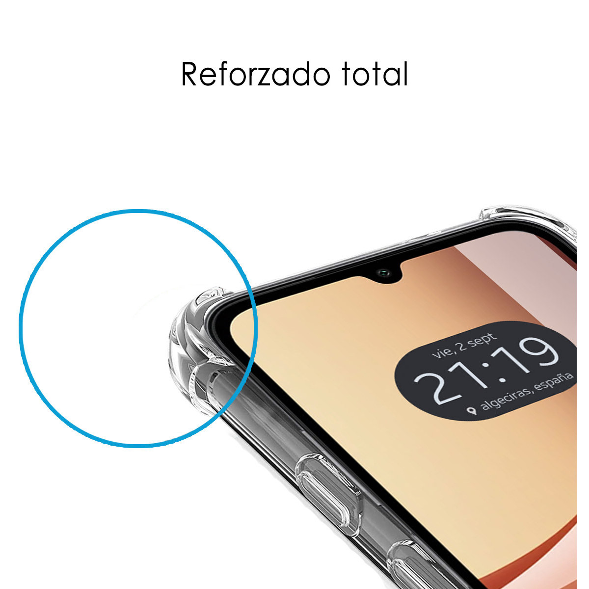 Funda Silicona Antigolpes Transparente para...