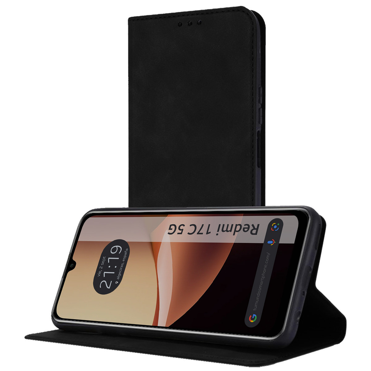Funda Libro de Polipiel con tarjetero para...