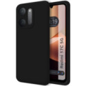 Funda Silicona Líquida Ultra Suave para Xiaomi Redmi 17C 5G color Negra