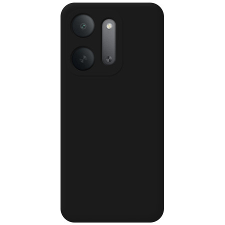 Funda Silicona Líquida Ultra Suave para Xiaomi Redmi 17C 5G color Negra