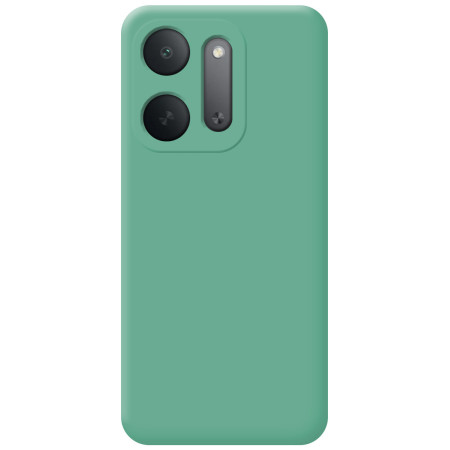 Funda Silicona Líquida Ultra Suave para Xiaomi Redmi 17C 5G color Verde