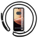 Funda Colgante Transparente para Xiaomi Redmi 17C 5G con Cordon Negro