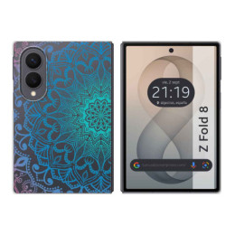 Funda Silicona Transparente para Samsung Galaxy Z Fold 8 5G diseño Mandala Dibujos