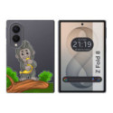 Funda Silicona Transparente para Samsung Galaxy Z Fold 8 5G diseño Mono Dibujos