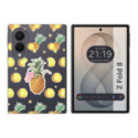 Funda Silicona Transparente para Samsung Galaxy Z Fold 8 5G diseño Piña Dibujos