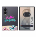 Funda Silicona Transparente para Samsung Galaxy Z Fold 8 5G diseño Summer Dibujos