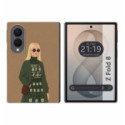 Funda Silicona para Samsung Galaxy Z Fold 8 5G diseño Mujer 08 Dibujos
