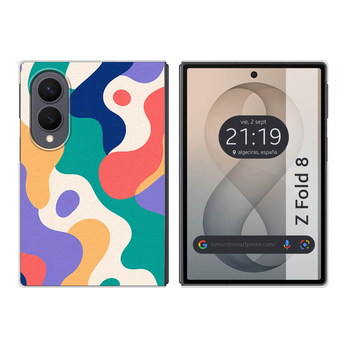 Funda Silicona para Samsung Galaxy Z Fold 8 5G diseño Splash 01 Dibujos
