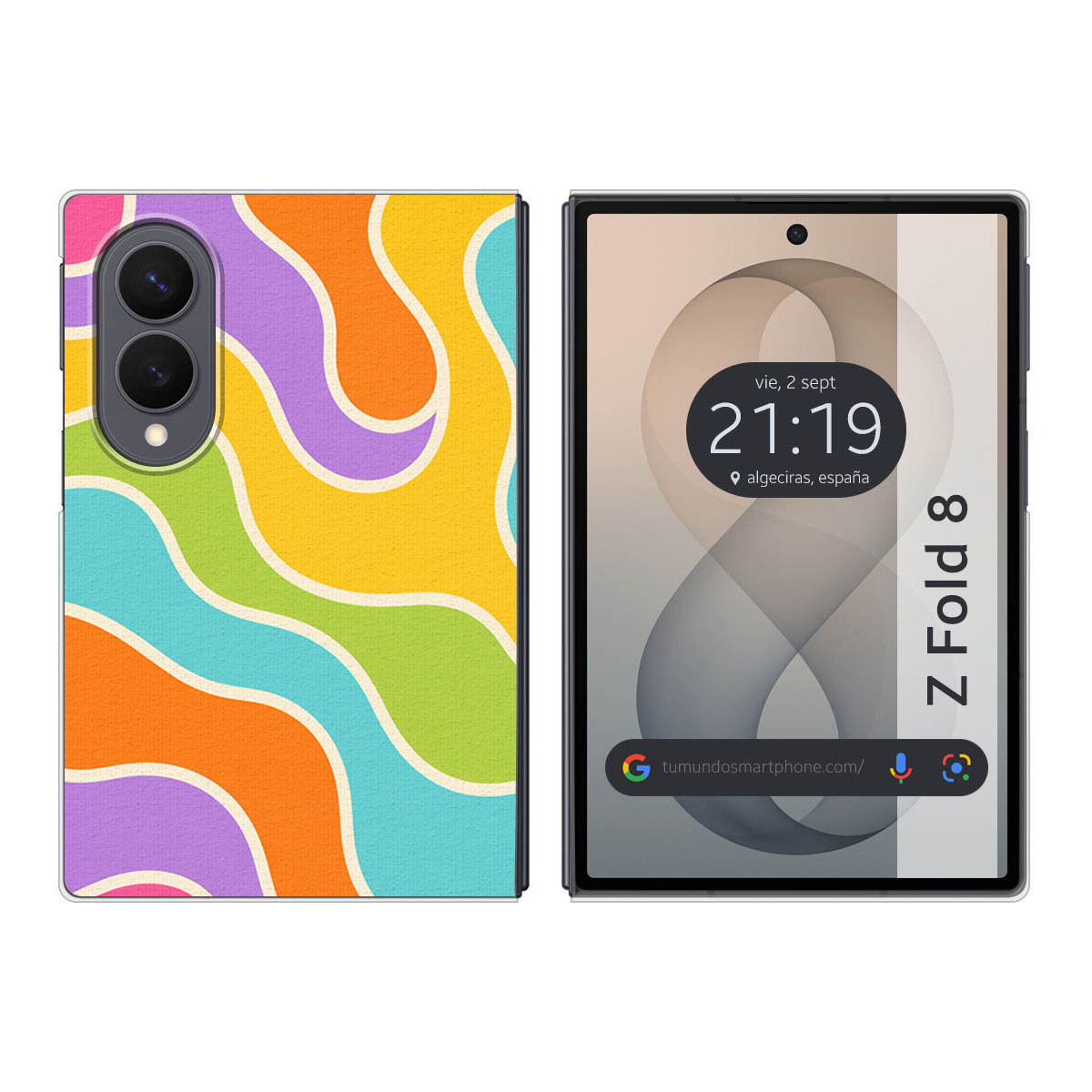 Funda Silicona para Samsung Galaxy Z Fold 8 5G diseño Splash 03 Dibujos