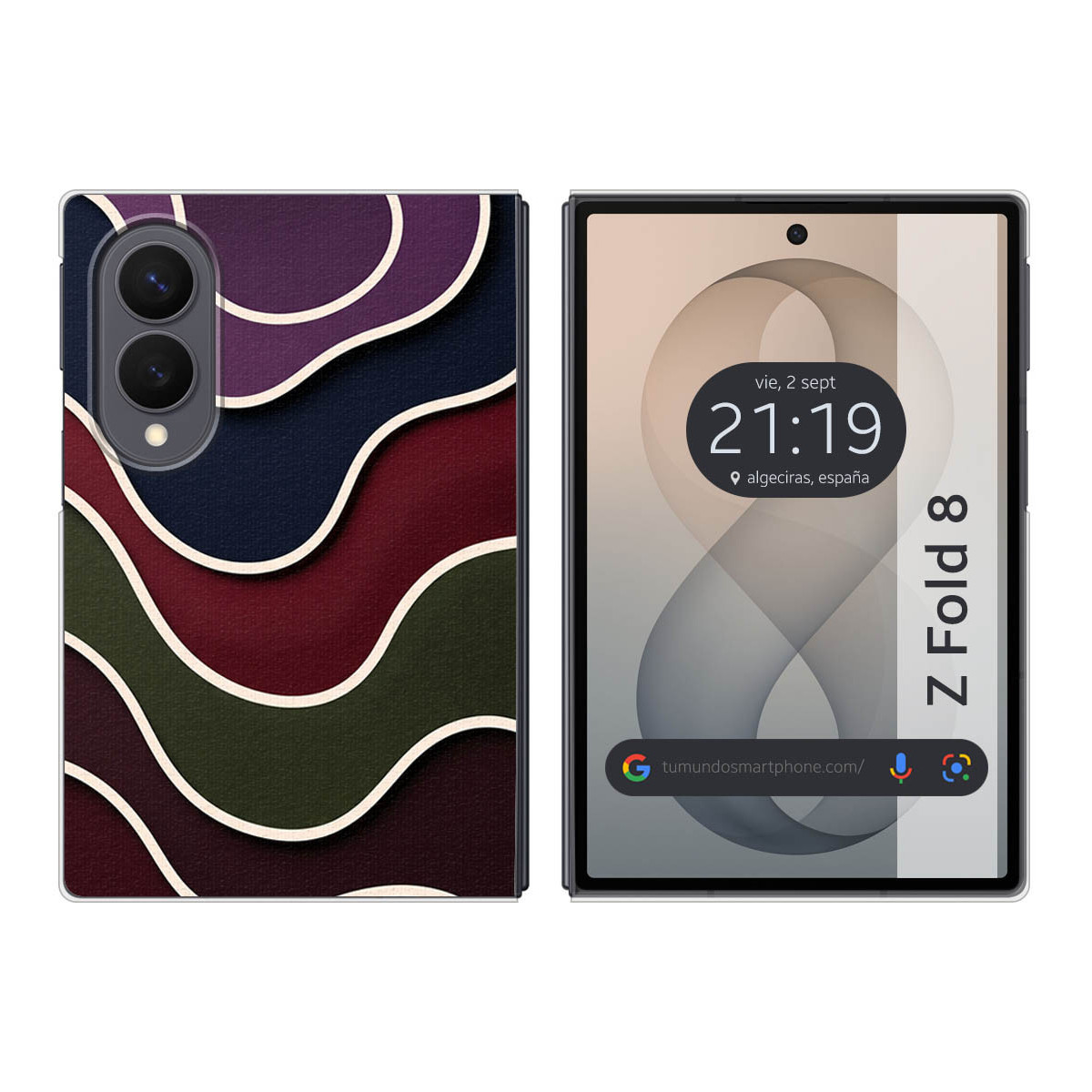 Funda Silicona para Samsung Galaxy Z Fold 8 5G diseño Splash 05 Dibujos