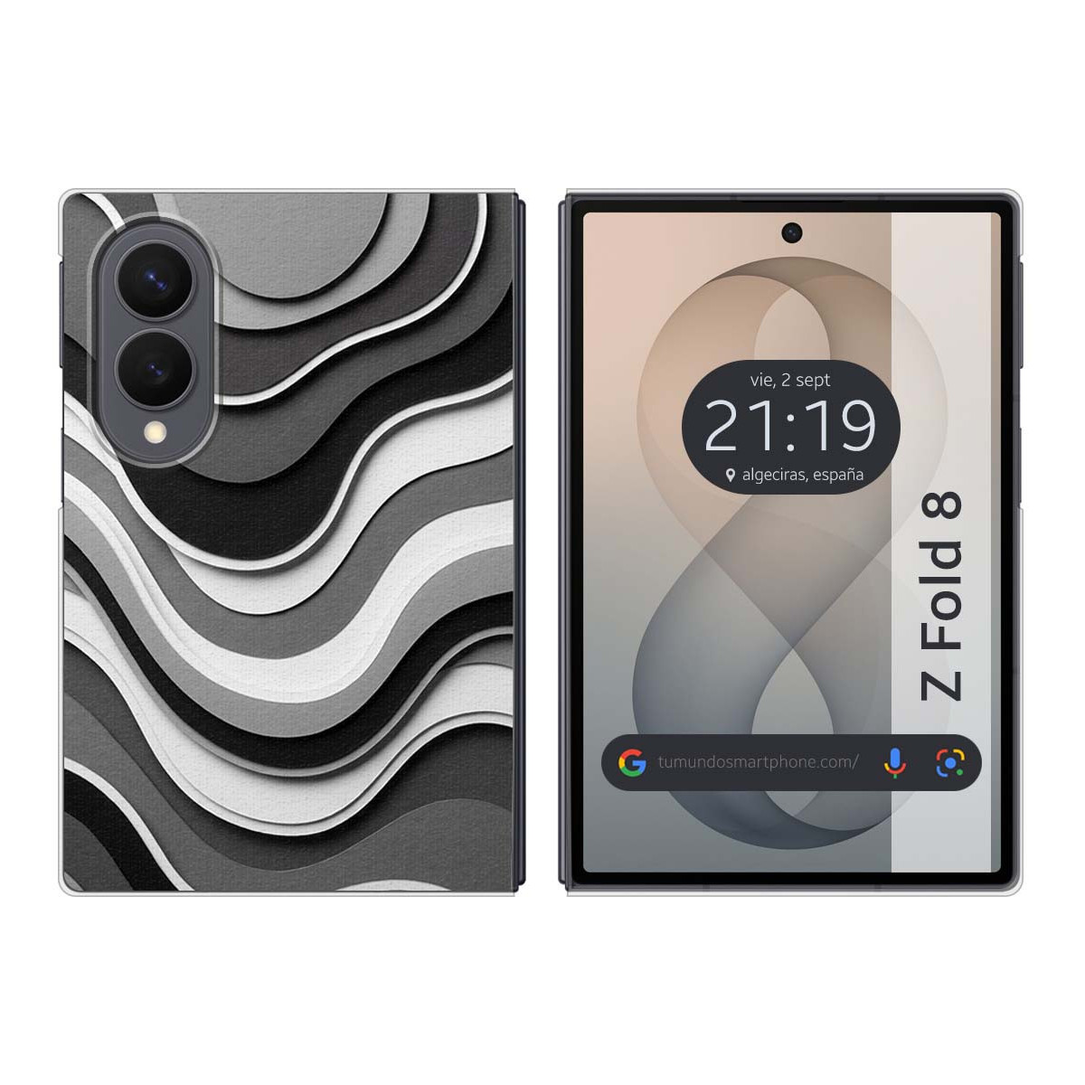 Funda Silicona para Samsung Galaxy Z Fold 8 5G diseño Splash 07 Dibujos