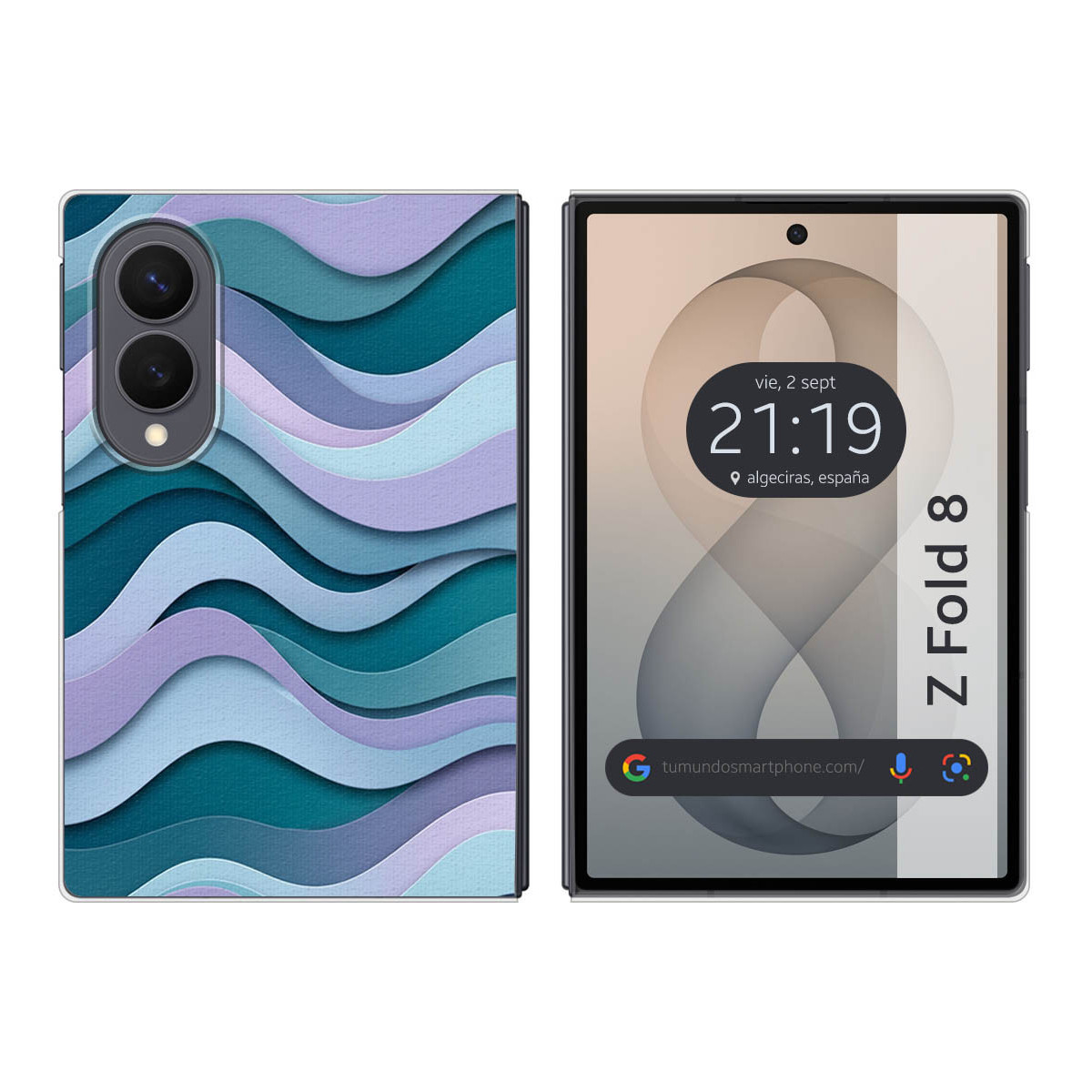Funda Silicona para Samsung Galaxy Z Fold 8 5G diseño Splash 10 Dibujos