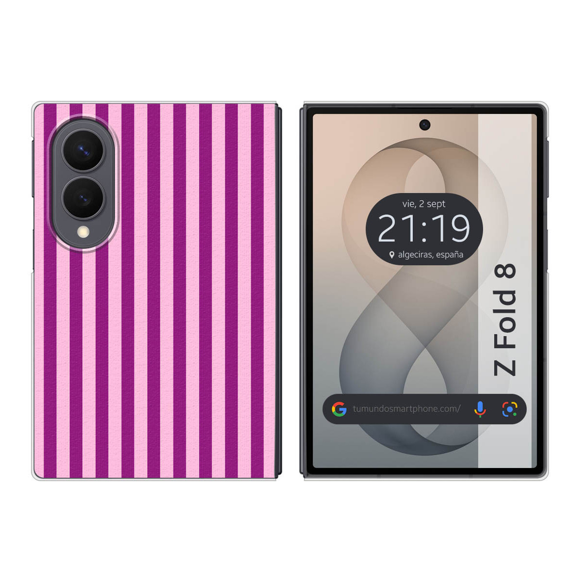 Funda Silicona para Samsung Galaxy Z Fold 8 5G diseño Lines 01 Dibujos