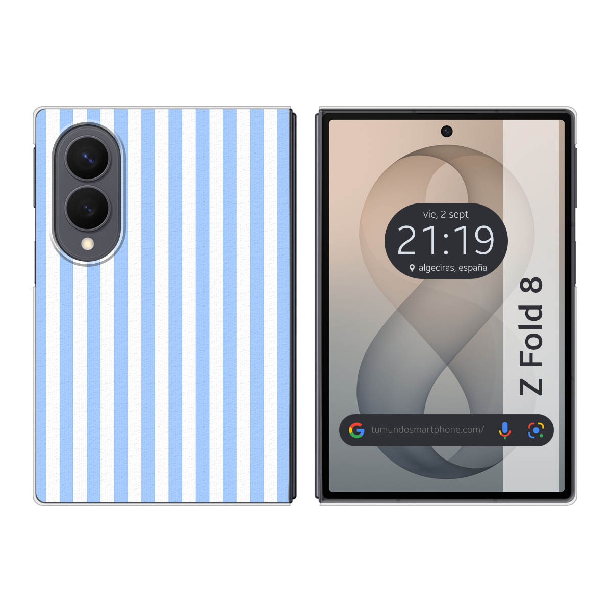 Funda Silicona para Samsung Galaxy Z Fold 8 5G diseño Lines 04 Dibujos