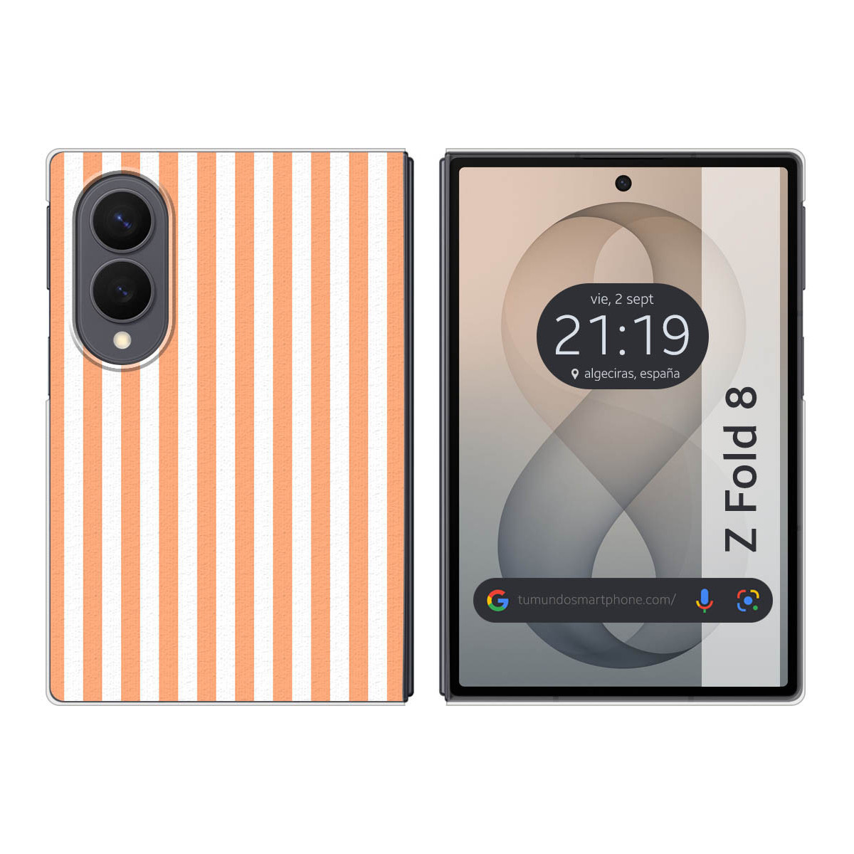 Funda Silicona para Samsung Galaxy Z Fold 8 5G diseño Lines 05 Dibujos