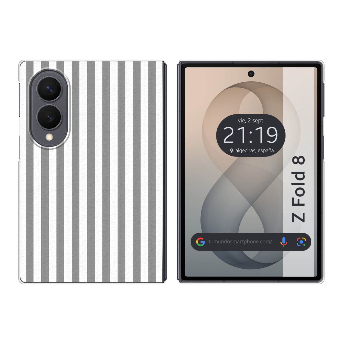 Funda Silicona para Samsung Galaxy Z Fold 8 5G diseño Lines 06 Dibujos
