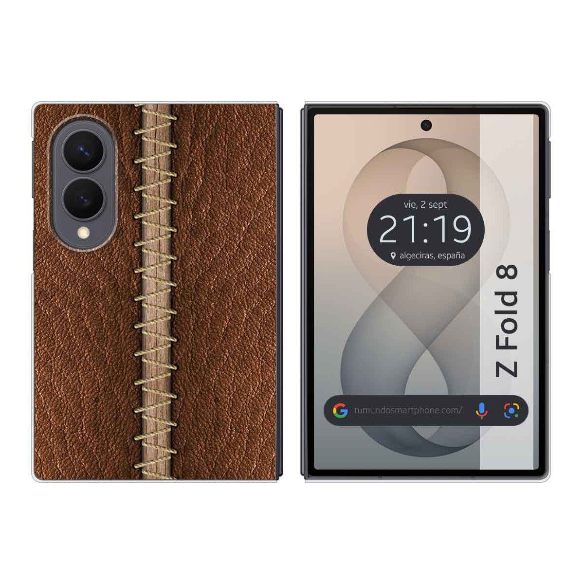 Funda Silicona para Samsung Galaxy Z Fold 8 5G diseño Cuero 01 Dibujos