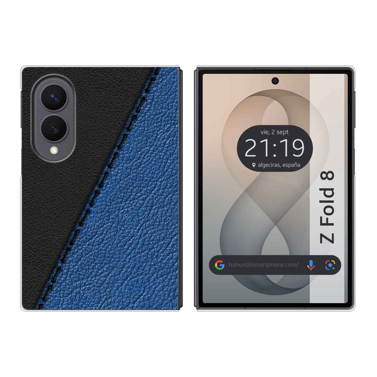 Funda Silicona para Samsung Galaxy Z Fold 8 5G diseño Cuero 02 Dibujos