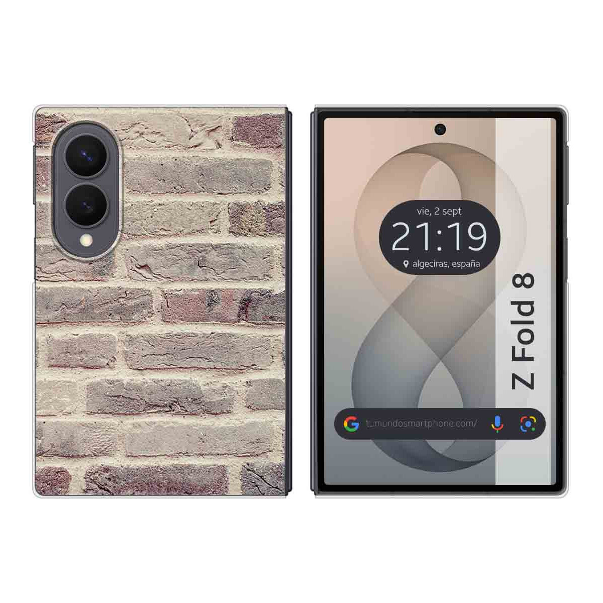 Funda Silicona para Samsung Galaxy Z Fold 8 5G diseño Ladrillo 01 Dibujos