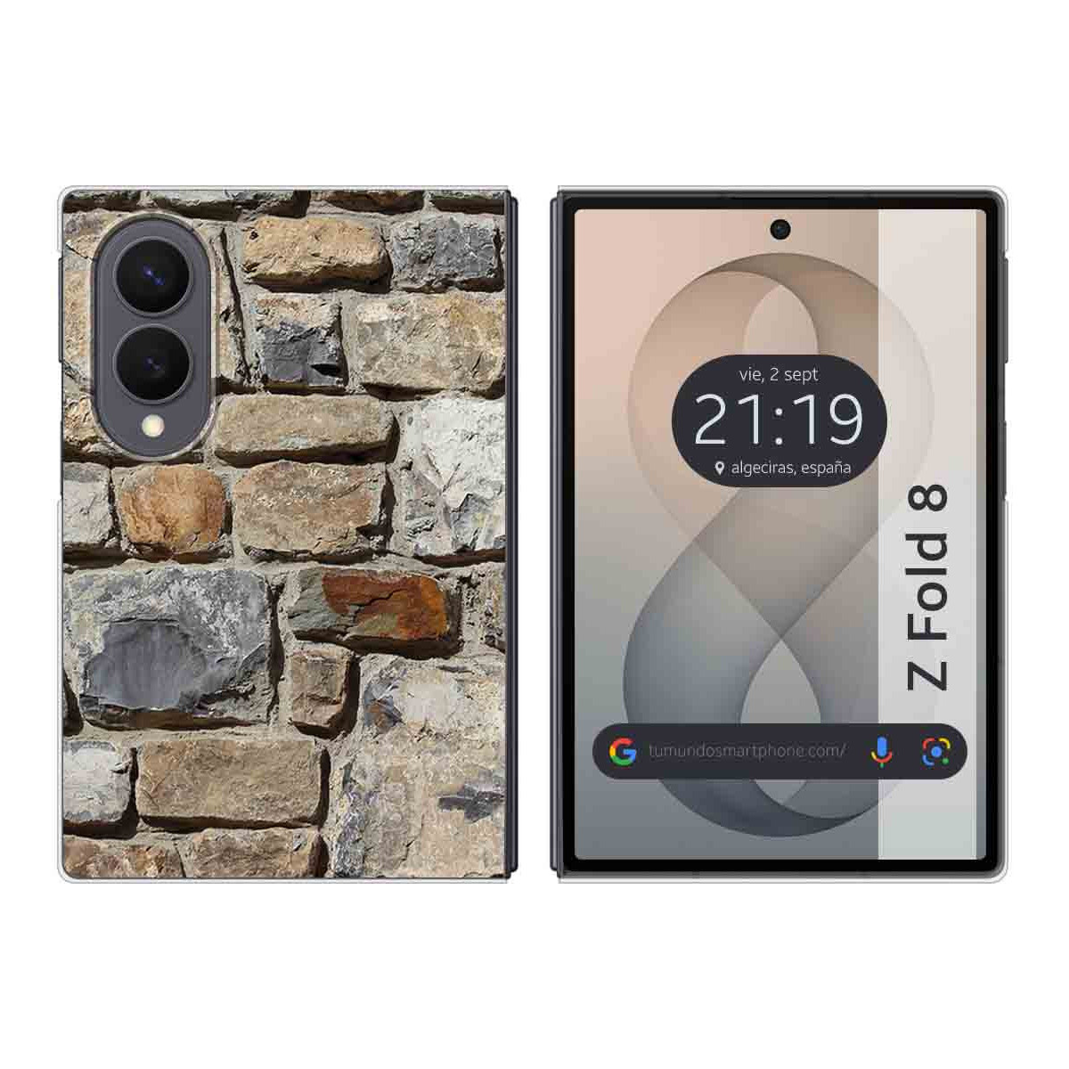 Funda Silicona para Samsung Galaxy Z Fold 8 5G diseño Ladrillo 03 Dibujos