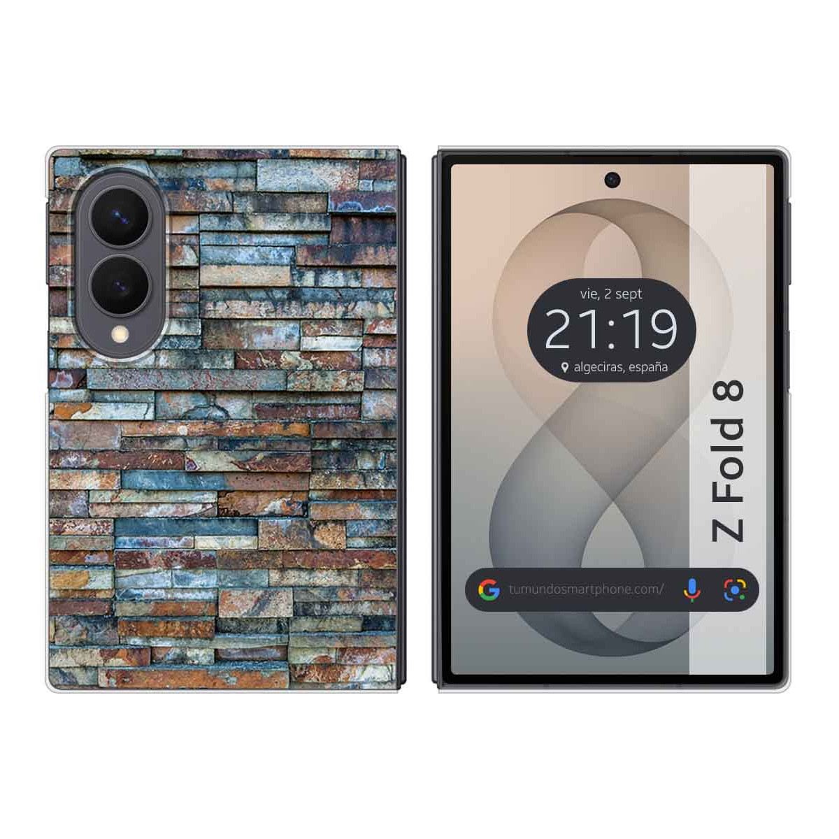 Funda Silicona para Samsung Galaxy Z Fold 8 5G diseño Ladrillo 05 Dibujos