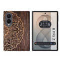 Funda Silicona para Samsung Galaxy Z Fold 8 5G diseño Madera 06 Dibujos
