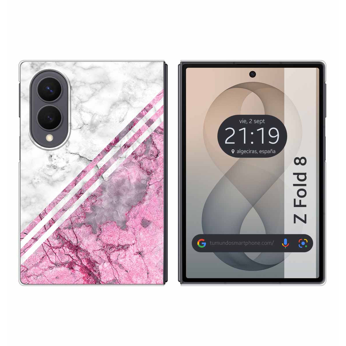 Funda Silicona para Samsung Galaxy Z Fold 8 5G diseño Mármol 03 Dibujos