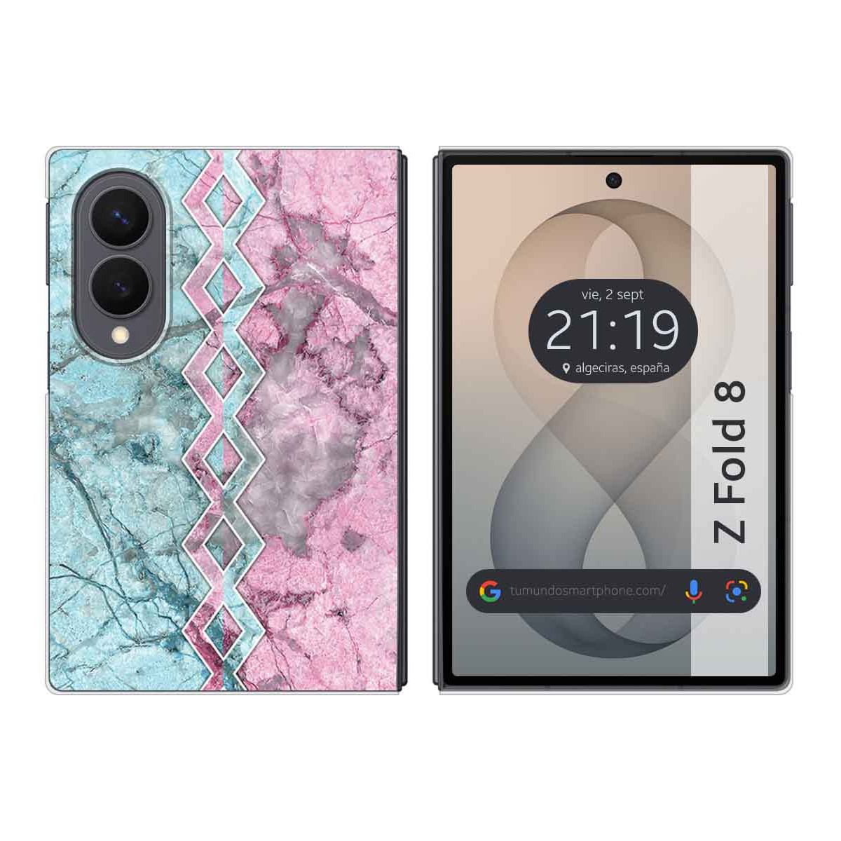 Funda Silicona para Samsung Galaxy Z Fold 8 5G diseño Mármol 08 Dibujos