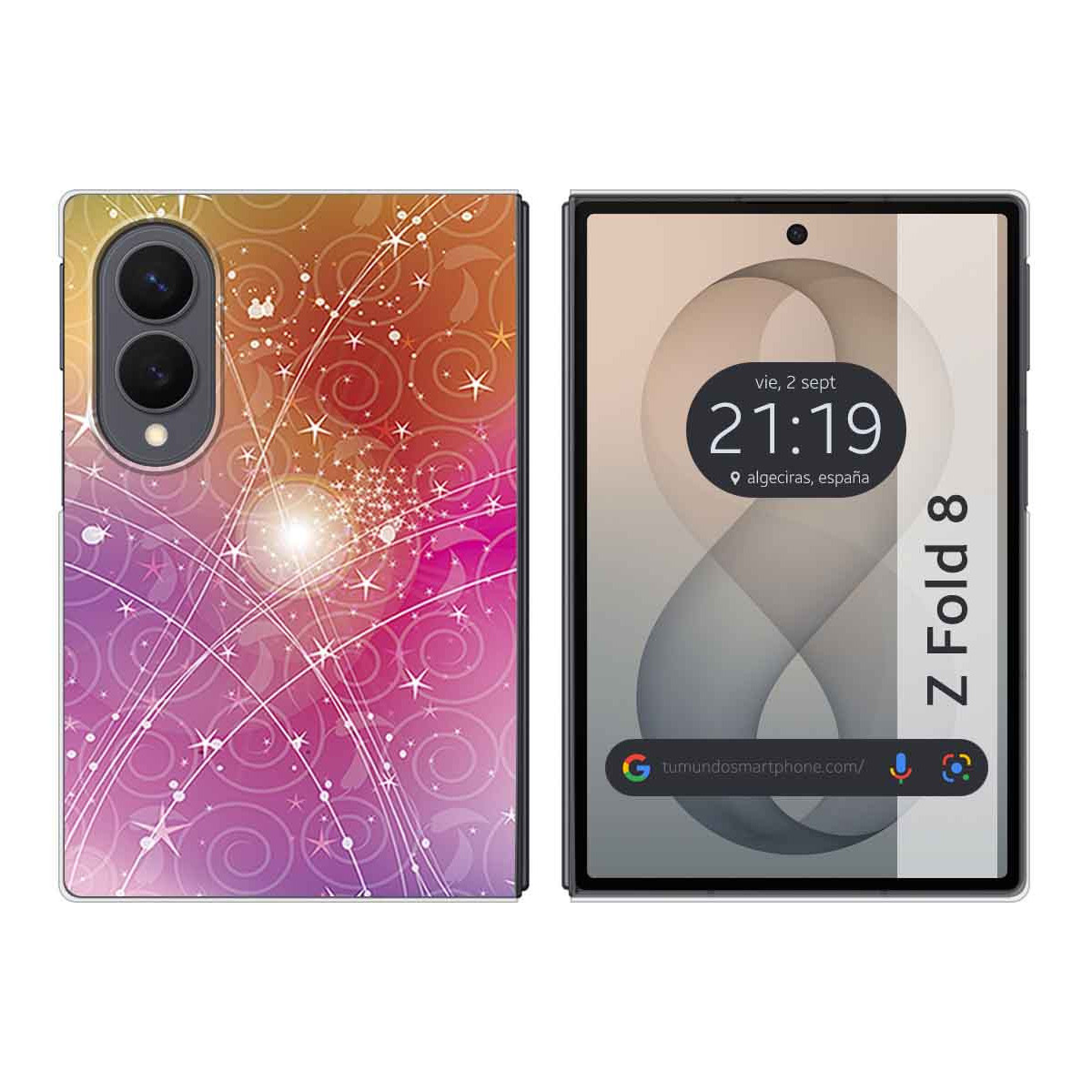 Funda Silicona para Samsung Galaxy Z Fold 8 5G diseño Abstracto Dibujos
