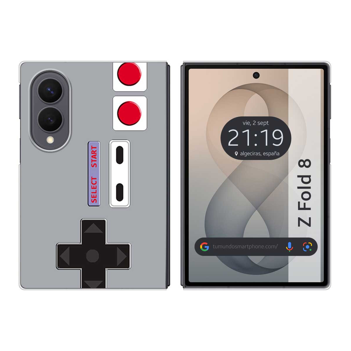 Funda Silicona para Samsung Galaxy Z Fold 8 5G diseño Consola Dibujos