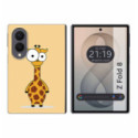 Funda Silicona para Samsung Galaxy Z Fold 8 5G diseño Jirafa Dibujos