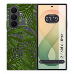Funda Silicona Transparente para Samsung Galaxy Z Fold 8 Ultra 5G diseño Jungla Dibujos