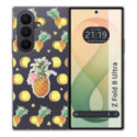 Funda Silicona Transparente para Samsung Galaxy Z Fold 8 Ultra 5G diseño Piña Dibujos