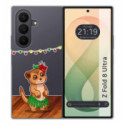 Funda Silicona Transparente para Samsung Galaxy Z Fold 8 Ultra 5G diseño Suricata Dibujos