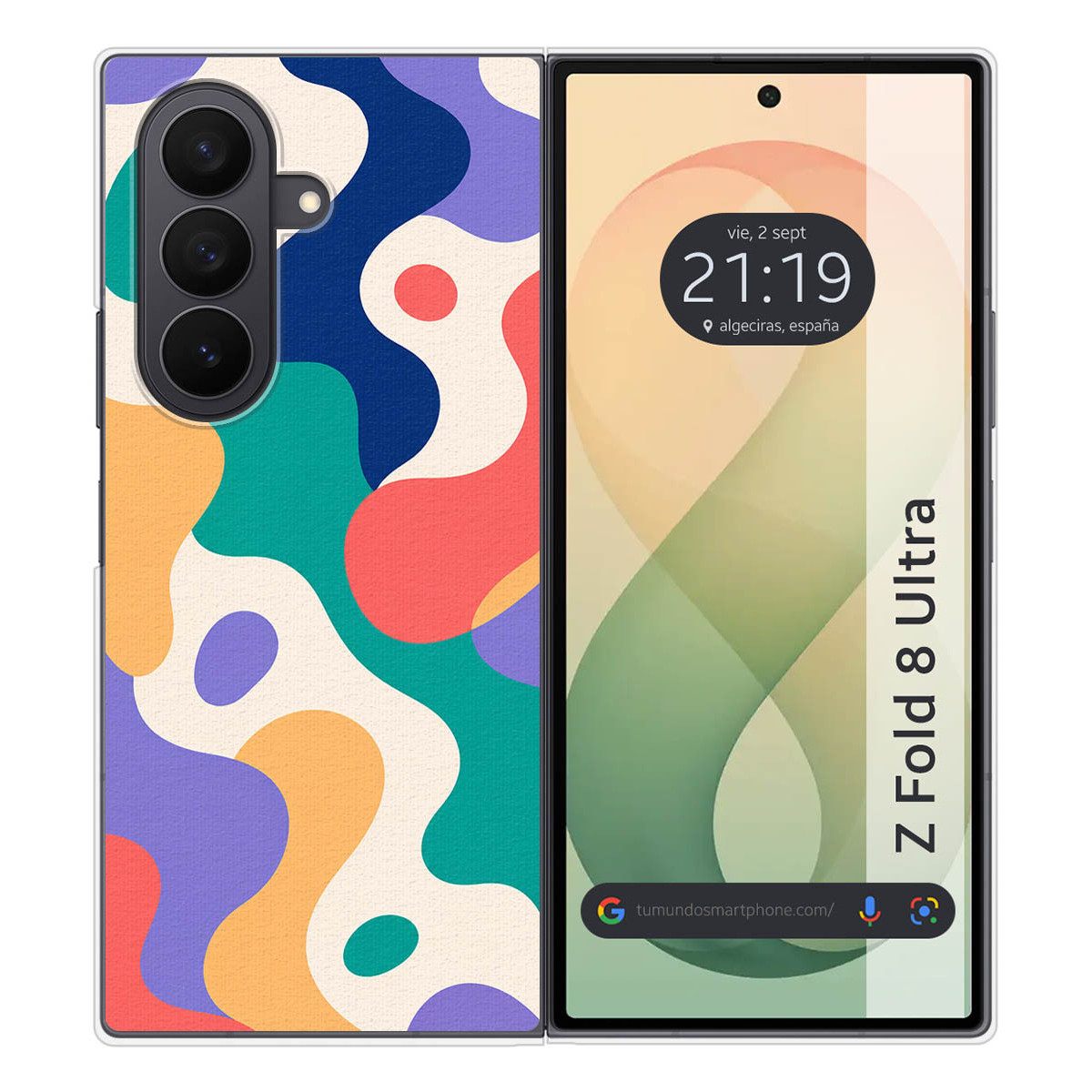 Funda Silicona para Samsung Galaxy Z Fold 8 Ultra 5G diseño Splash 01 Dibujos