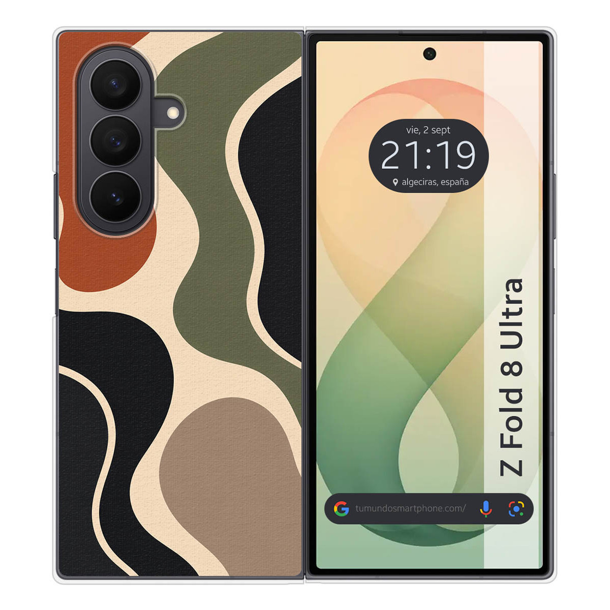 Funda Silicona para Samsung Galaxy Z Fold 8 Ultra 5G diseño Splash 02 Dibujos