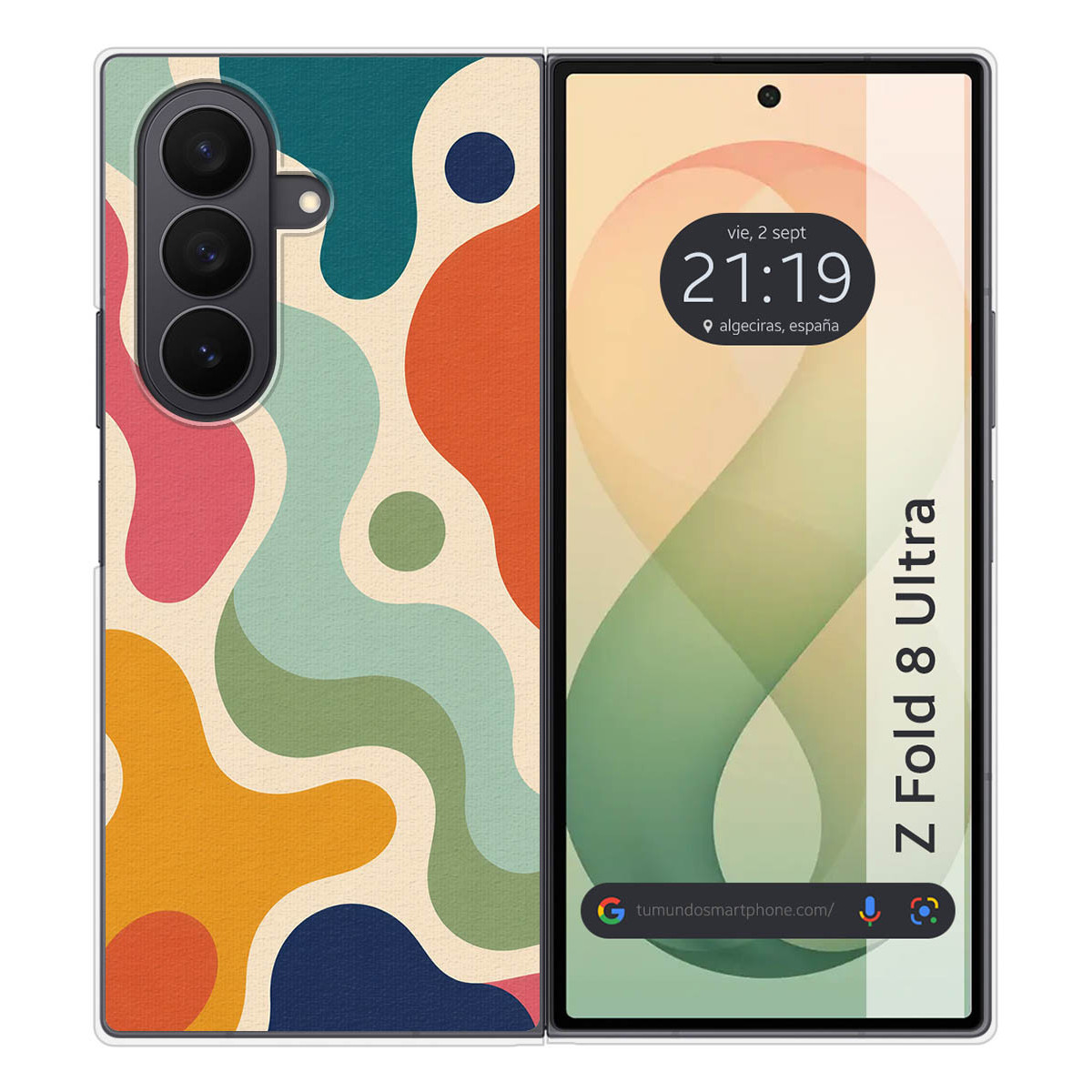 Funda Silicona para Samsung Galaxy Z Fold 8 Ultra 5G diseño Splash 04 Dibujos
