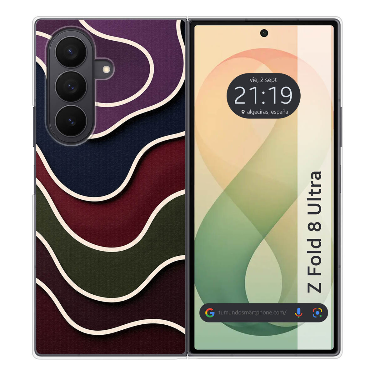 Funda Silicona para Samsung Galaxy Z Fold 8 Ultra 5G diseño Splash 05 Dibujos