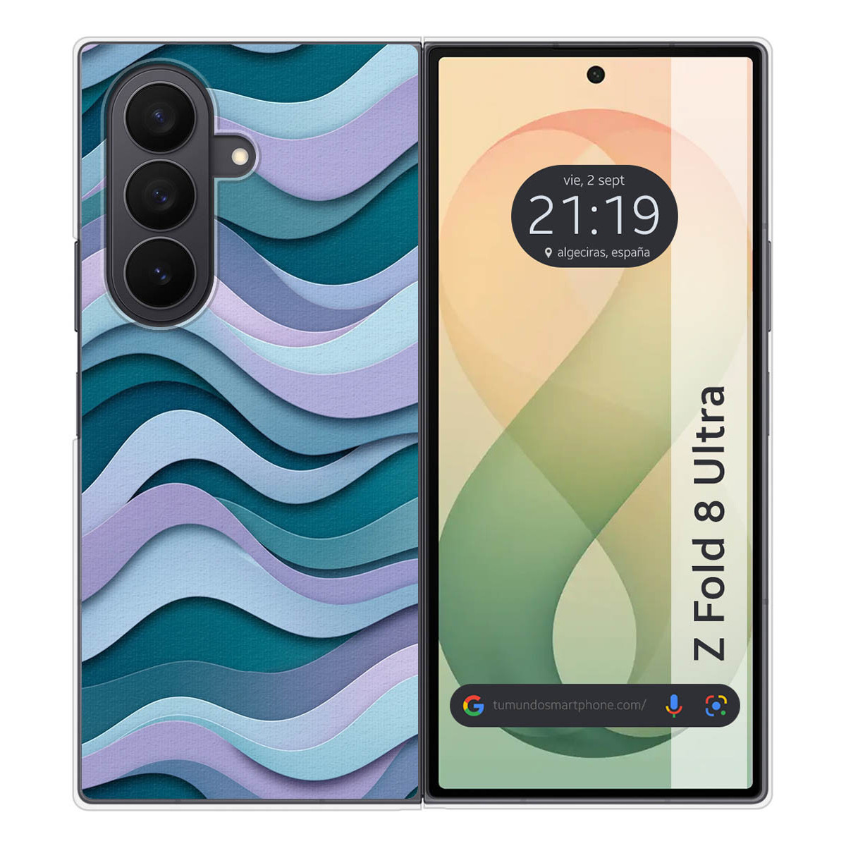 Funda Silicona para Samsung Galaxy Z Fold 8 Ultra 5G diseño Splash 10 Dibujos