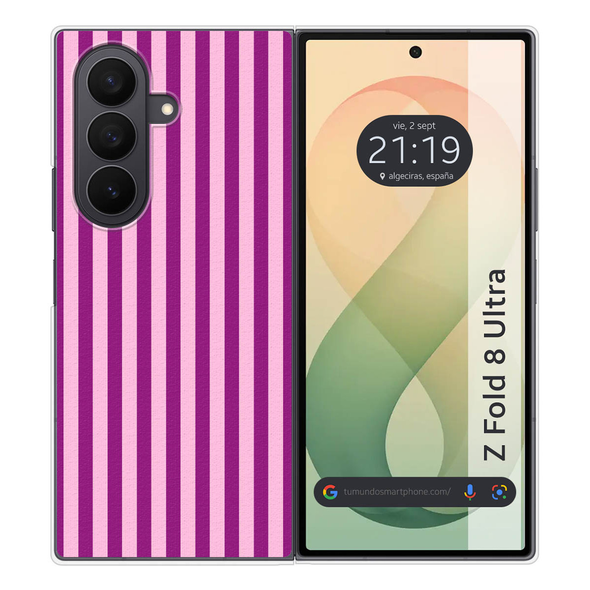 Funda Silicona para Samsung Galaxy Z Fold 8 Ultra 5G diseño Lines 01 Dibujos